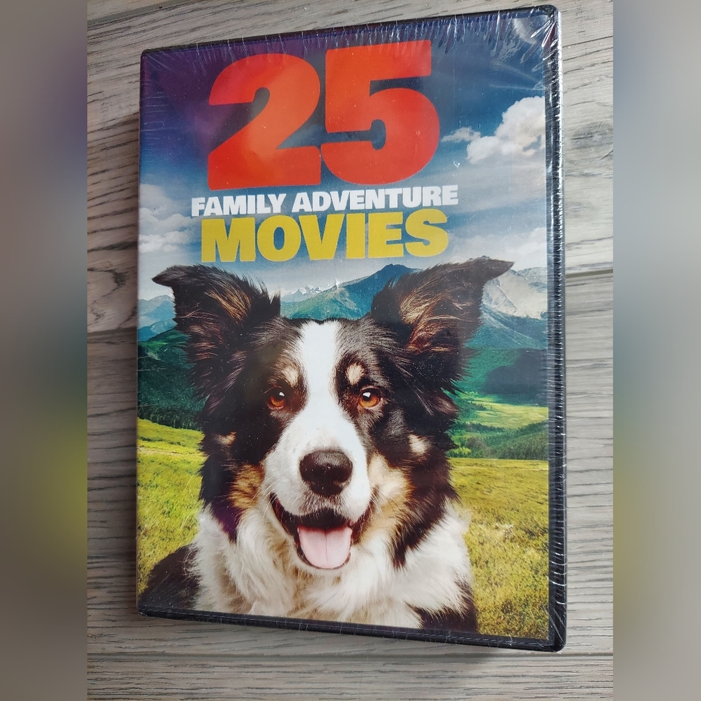 SEALED 25 Family Adventure movies 5 DISC SET. NEW!